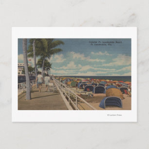 Vt. Lauderdale, Florida - Uitzicht Ft. L. Briefkaart