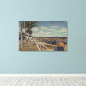 Vt. Lauderdale, Florida - Uitzicht Ft. L. Canvas Afdruk (Insitu (Houten vloer))