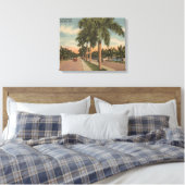 Vt. Lauderdale, Florida - Uitzicht van Las Olas Canvas Afdruk (Insitu (Slaapkamer))