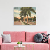 Vt. Lauderdale, Florida - Uitzicht van Las Olas Canvas Afdruk (Insitu (Woonkamer))