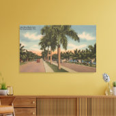 Vt. Lauderdale, Florida - Uitzicht van Las Olas Canvas Afdruk (Insitu (Woonkamer))