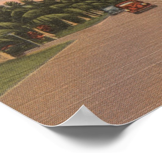 Vt. Lauderdale, Florida - Uitzicht van Las Olas Poster (Hoek)