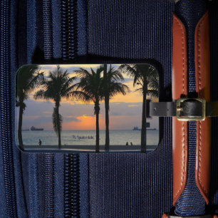 Vt. Lauderdale Sunrise Bagagelabel