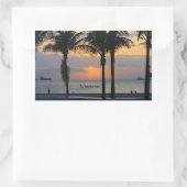 Vt. Lauderdale Sunrise Rechthoekige Sticker (Tas)