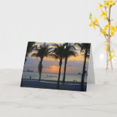 Vt. Lauderdale Sunset Kaart (Gele Bloem)