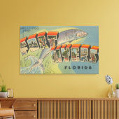 Vt. Myers, Florida - Grote letterscènes Canvas Afdruk (Insitu (Woonkamer))