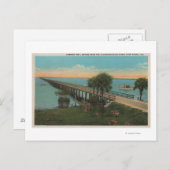 Vt. Myers, Florida - Uitzicht van Tamiami Trail Br Briefkaart (Voorkant / Achterkant)