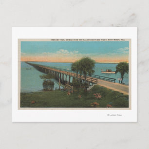 Vt. Myers, Florida - Uitzicht van Tamiami Trail Br Briefkaart