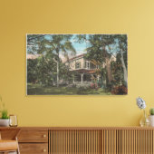 Vt. Myers, Florida - Uitzicht van Thomas Edison Ho Canvas Afdruk (Insitu (Woonkamer))