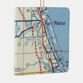Vt. Pierce en Stuart Florida Keramisch Ornament (Rechts)