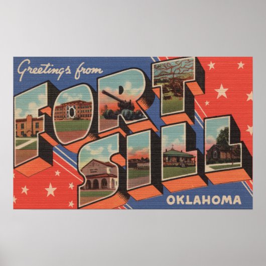 Vt. Sill, Oklahoma - Grote letterscènes Poster (Voorkant)