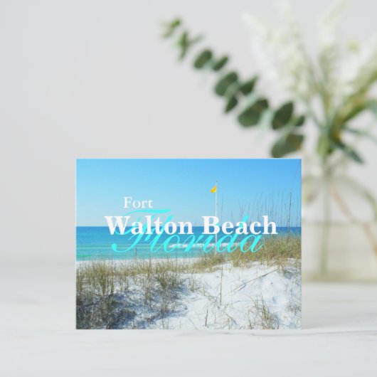 Vt. Walton Beach, Florida Briefkaart (Staand voorkant)