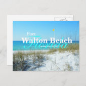 Vt. Walton Beach, Florida Briefkaart (Voorkant / Achterkant)