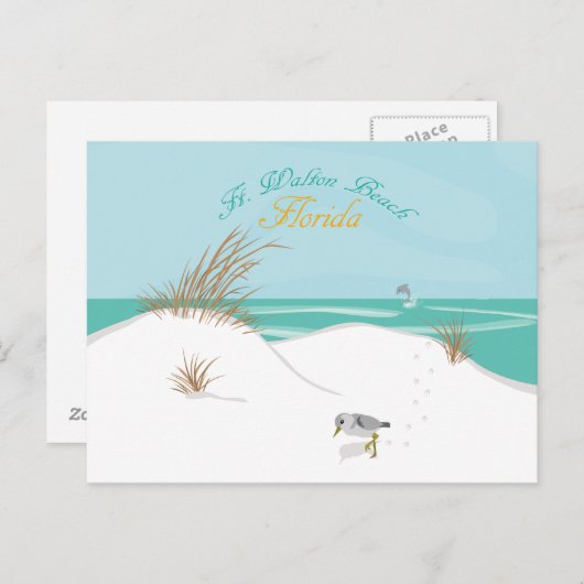 Vt. Walton Beach (Florida) Briefkaart (Voorkant / Achterkant)