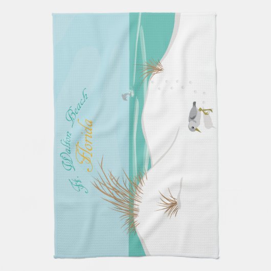 Vt. Walton Beach (Florida) Theedoek (Verticaal)