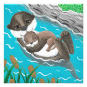 VTD "Otterly Adorable" 12x12 Kunstprint Foto Afdruk (Voorkant)