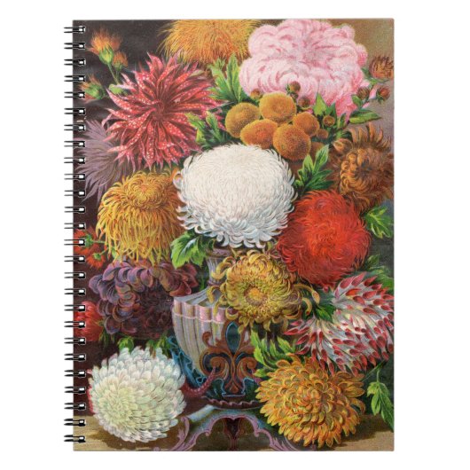 VTG Botanische Chrysanten Notitieboek (Voorkant)