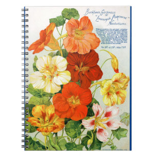 VTG Botanische Nasturtiums Spiraal Notitieboek