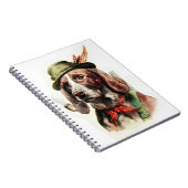 VTG Dog met Pipe Spiral Notitieboek (Rechterzijde)