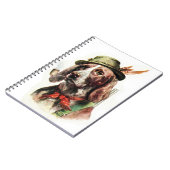 VTG Dog met Pipe Spiral Notitieboek (Linkerzijde)
