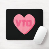 Vto Hart Valentijnsdag Candy Swagazon Ociate Koe Muismat (Met muis)
