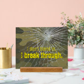 VTVB-BREAKTHRU1-AS - Acrylaat bord (Huwelijk)
