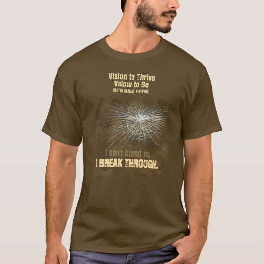 VTVB-BREAKTHRU2-BRN-T - T-shirt (Voorkant)