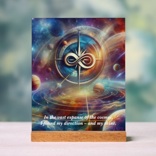 VTVB-COSMOSHINE1-AS - Acrylic Sign Acryl Bord (Neutraal)