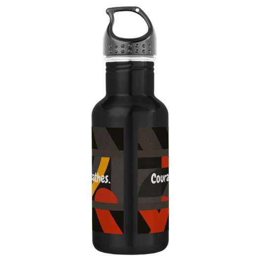 VTVB-COURAGEBREATHES3-WB -  WATERFLES  (Achterkant)