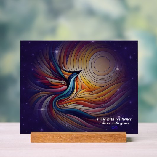 VTVB-PHOENIXGRACE1-AS - Acrylschild Acryl Bord (Neutraal)