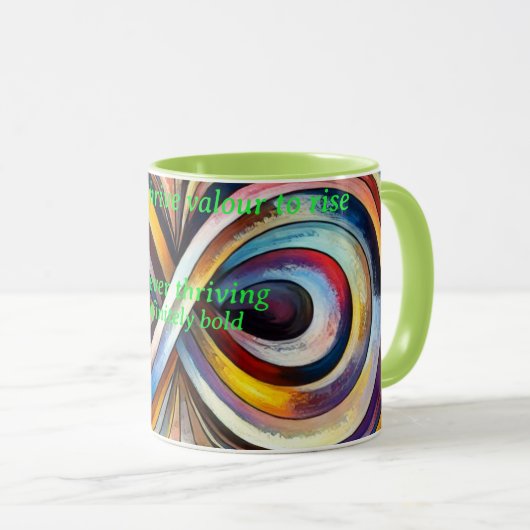 VTVR-Abstract-PInfinity2CMUG - COMBO MUG Mok (Voorkant rechts)