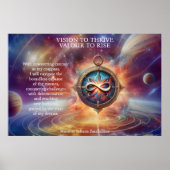 VTVR-ABSTRACTCOMPASS1-POSTER - POSTER (Voorkant)