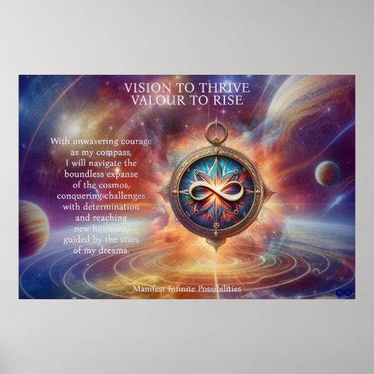 VTVR-ABSTRACTCOMPASS1-POSTER - POSTER (Voorkant)