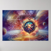 VTVR-ABSTRACTCOMPASS1A-POSTER - POSTER (Voorkant)