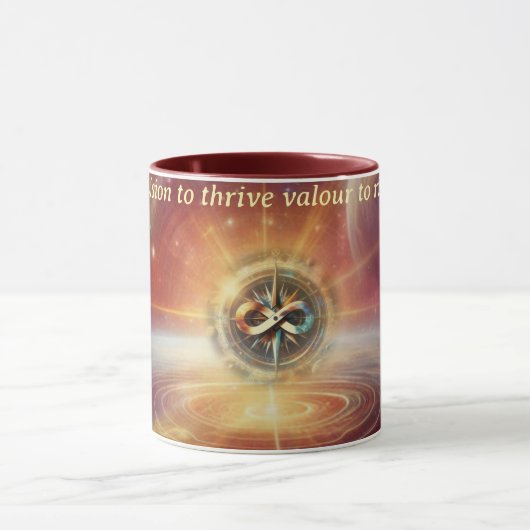 VTVR-ABSTRACTCOMPASS4-CM - COMBO MUG MOK (Midden)