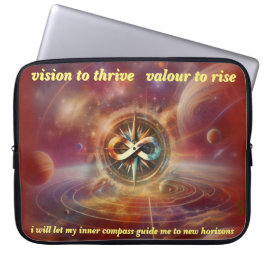 VTVR-ABSTRACTCOMPASS4-LTS - Laptop Sleeve