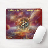 VTVR-ABSTRACTCOMPASS4B-MP - MOUSE PAD MUISMAT (Met muis)