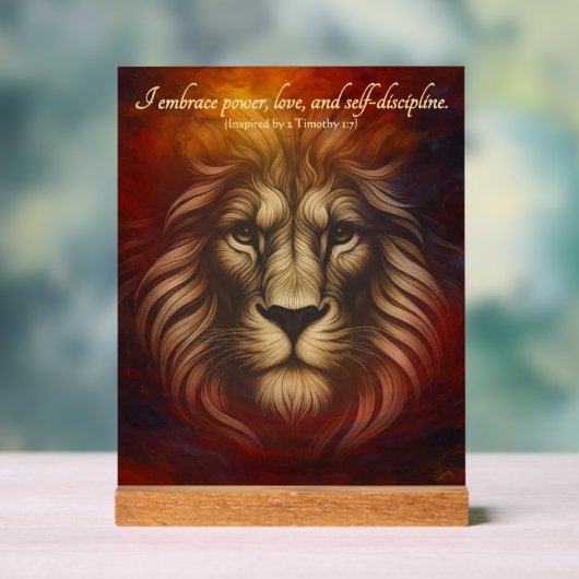 VTVR-EMBRACEPOWER-AS - Acrylic Sign Acryl Bord (Neutraal)