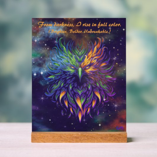 VTVR-PHOENIX6-BLUPUR-AS - Acrylic Sign Acryl Bord (Neutraal)