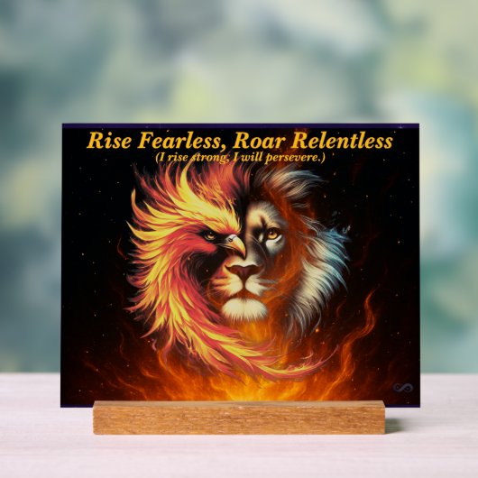 VTVR-PHOENIXLION36-AS - Acrylic Sign Acryl Bord (Neutraal)