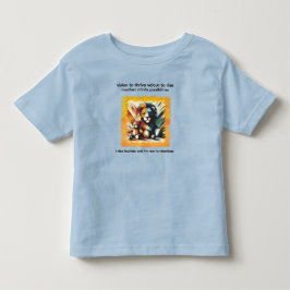 VTVR-RISEFEARLESS1-BT - Baby Topjes Kinder Shirts