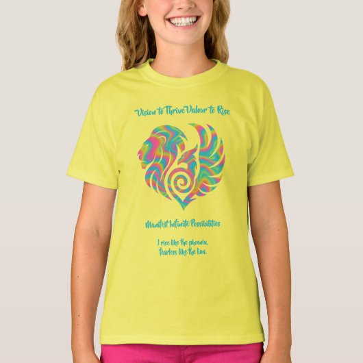 VTVR-RISEFEARLESS2-YG-T - T-shirt (Voorkant)