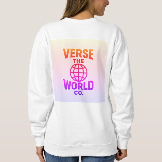 VTW Co. Vrouwen Crewneck Sweatshirt (Achterkant)