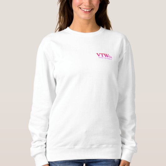 VTW Co. Vrouwen Crewneck Sweatshirt (Voorkant)