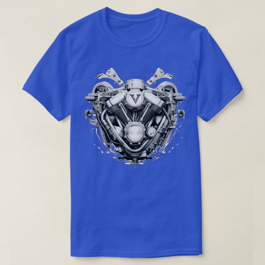 VTwin-engine T-shirt (Design voorkant)
