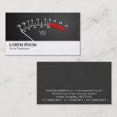 VU-meter 02 Visitekaartje (Voorkant / Achterkant)