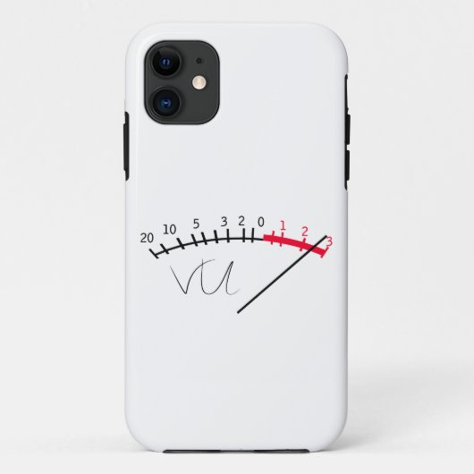 VU Meter Geluidsniveau Studio Case-Mate iPhone Case (Achterkant)
