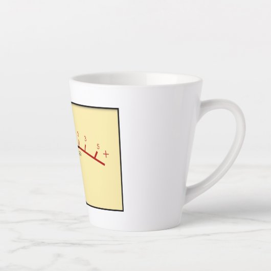 VU-meter Latte Mok (Rechts)