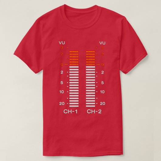 vu-meter t-shirt (Design voorkant)