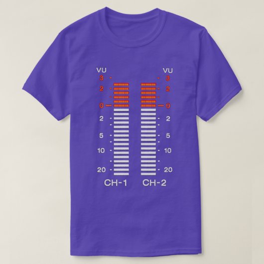 vu-meter t-shirt (Design voorkant)